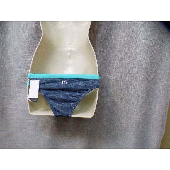 TYR DURAFAST ONE® WOMEN'S MINI BIKINI BOTTOM - SANDBLASTED COVE, Size S(4/6); - Picture 11 of 12